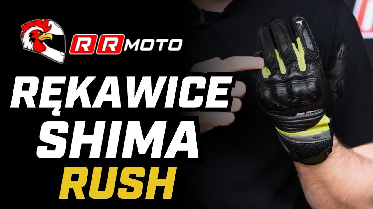 MOTOCYKLOWE RĘKAWICE SHIMA RUSH