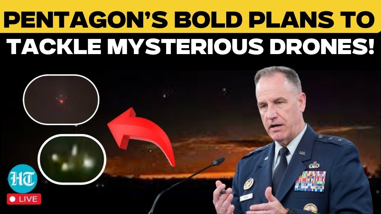 Pentagon On Mystery Drones LIVE | US Mystery Drone Sighting | Drone Sighting News | US News