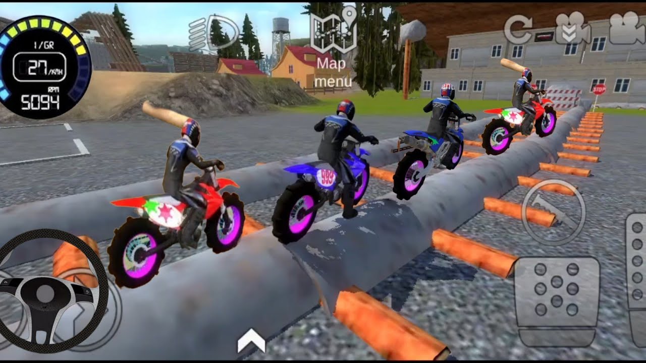 Juego de Motos - Motocicleta de policía - Trucos de Motos en Rampas Extremas #1 Android gameplay👇👇