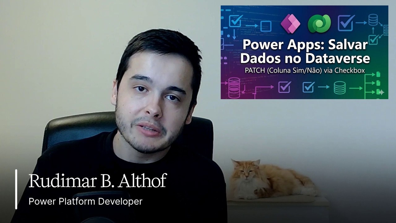 Power Apps: Salvar Dados no Dataverse com PATCH (Coluna Sim/Nao) ao marcar checkbox