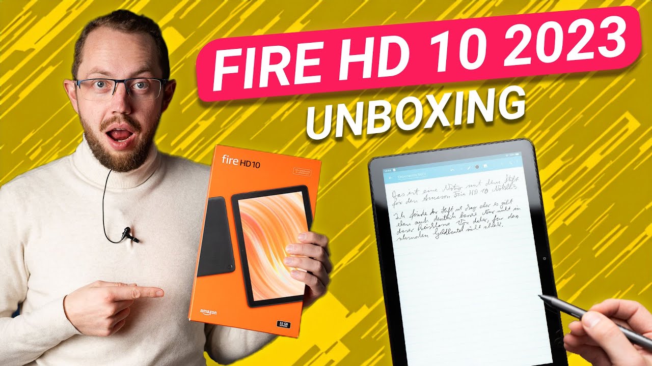 Amazon Fire HD 10 2023 Unboxing: Now With Pen!