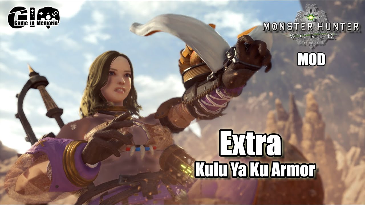 Extra Kulu Ya Ku Armor MOD - Monster Hunter World [Steam Full HD][1080p]