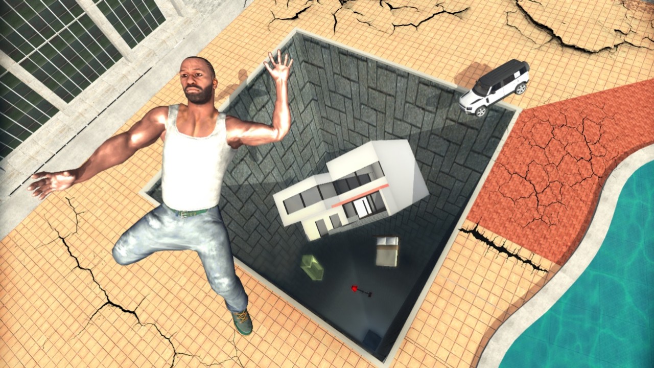 Franklin House Fall in Deepest Hole in Indian Bike Driving 3D | GTA 5