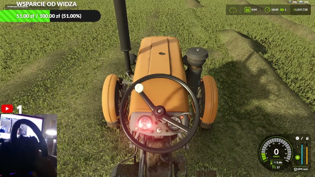 269🔴FARMING SIMULATOR 25🔴PRZYBIERNOWKO🔴Problem z prasowaniem po aktualizacji🔴NA ŻYWO🔴