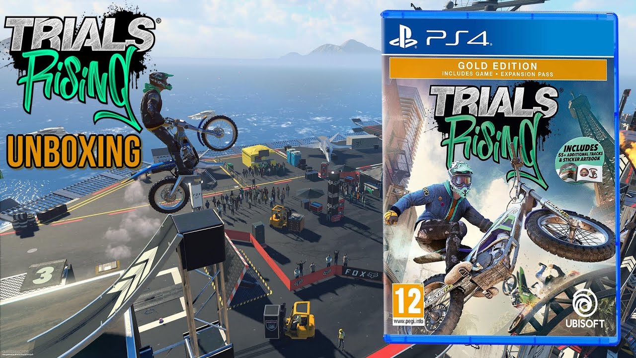 Trials Rising PS4 Распаковка. Trials Rising PS4 Unboxing.