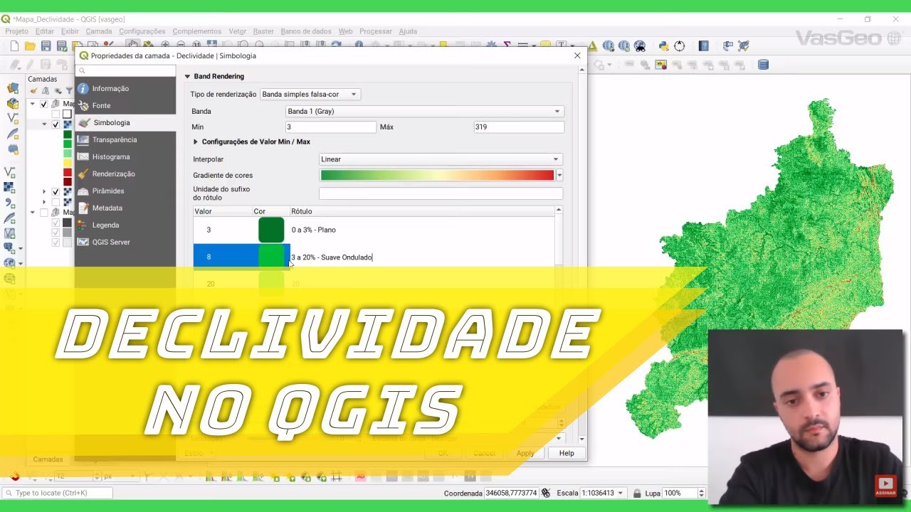Como Fazer Um Mapa de Declividade | VasGeo na Prática - Episódio #02