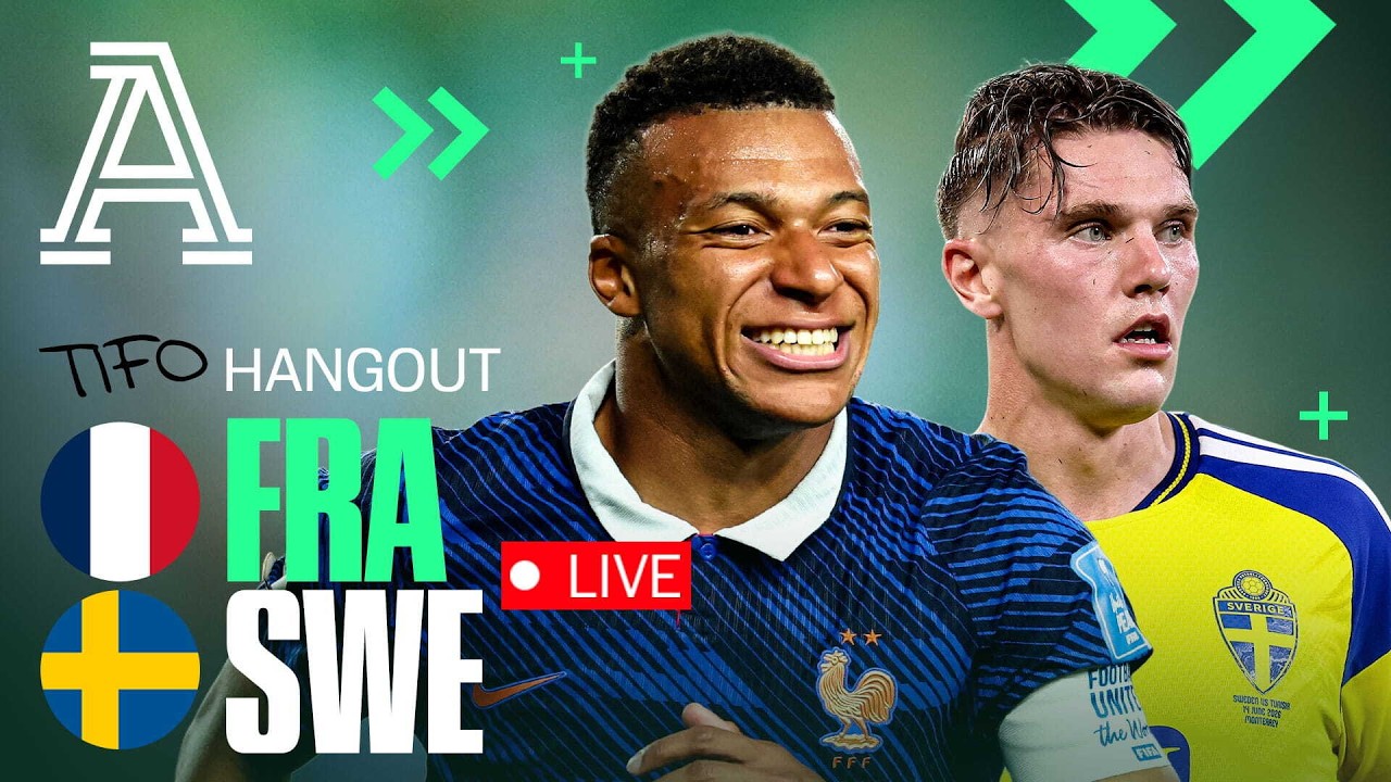 France vs Sweden Live Watchalong | @TheAthleticFC x @Tifo World Cup Clubhouse