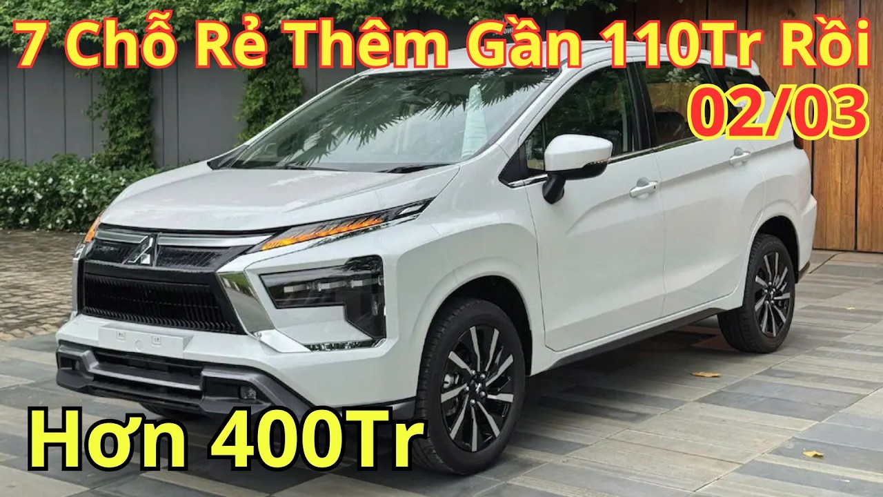✅Giá Khuyến Mại Mitsubishi Xpander Tháng 3 Mới. 7 Chỗ Rẻ Thêm Gần 110Tr, lăn Bánh Mới | Xegiatot24h