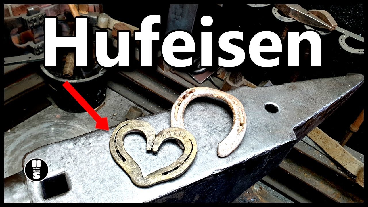 Hufeisen Herz schmieden