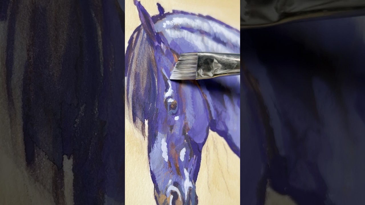 How I paint horses on easy mode