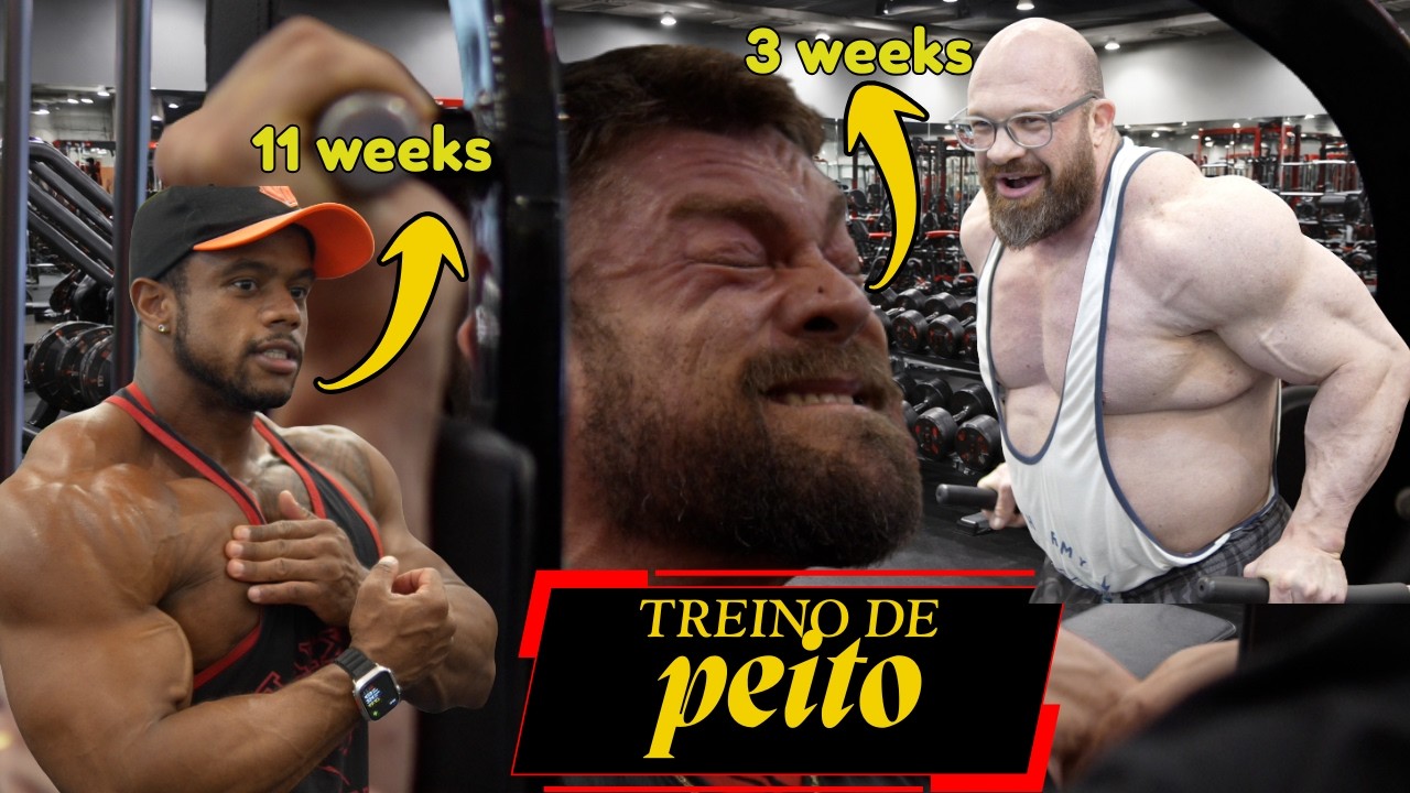 Treino de peito - na reta final para o Menegate ir ao Arnold Ohio
