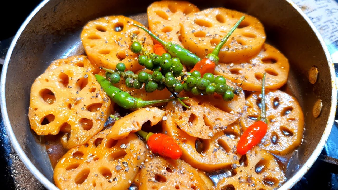 Ngon lắm nè CỦ SEN KHO CHAY món chay đơn giản cho bữa cơm gia đình | món ngon tại nhà T613
