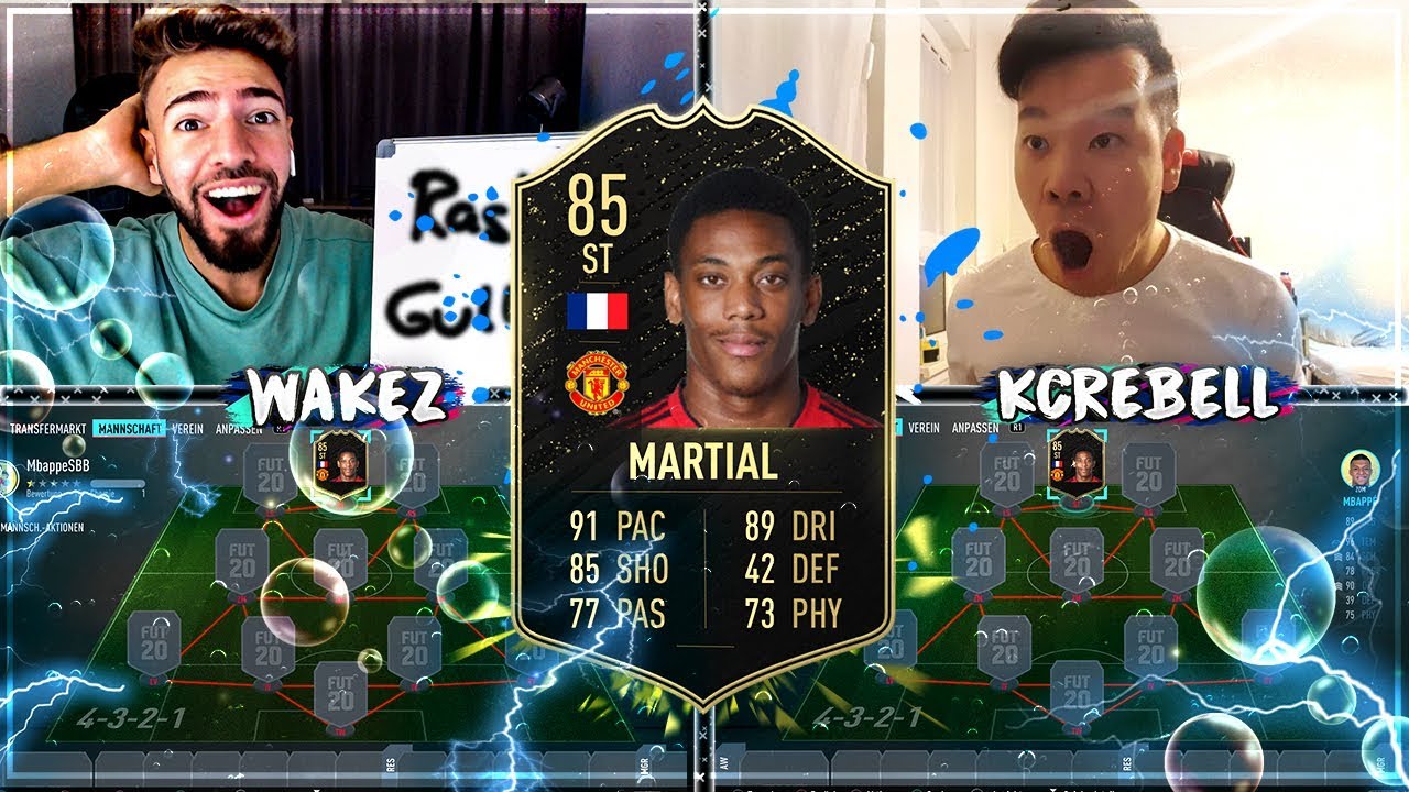 FIFA 20: MARTIAL Inform Squad Builder Battle 🔥🔥 DerKC vs Wakez