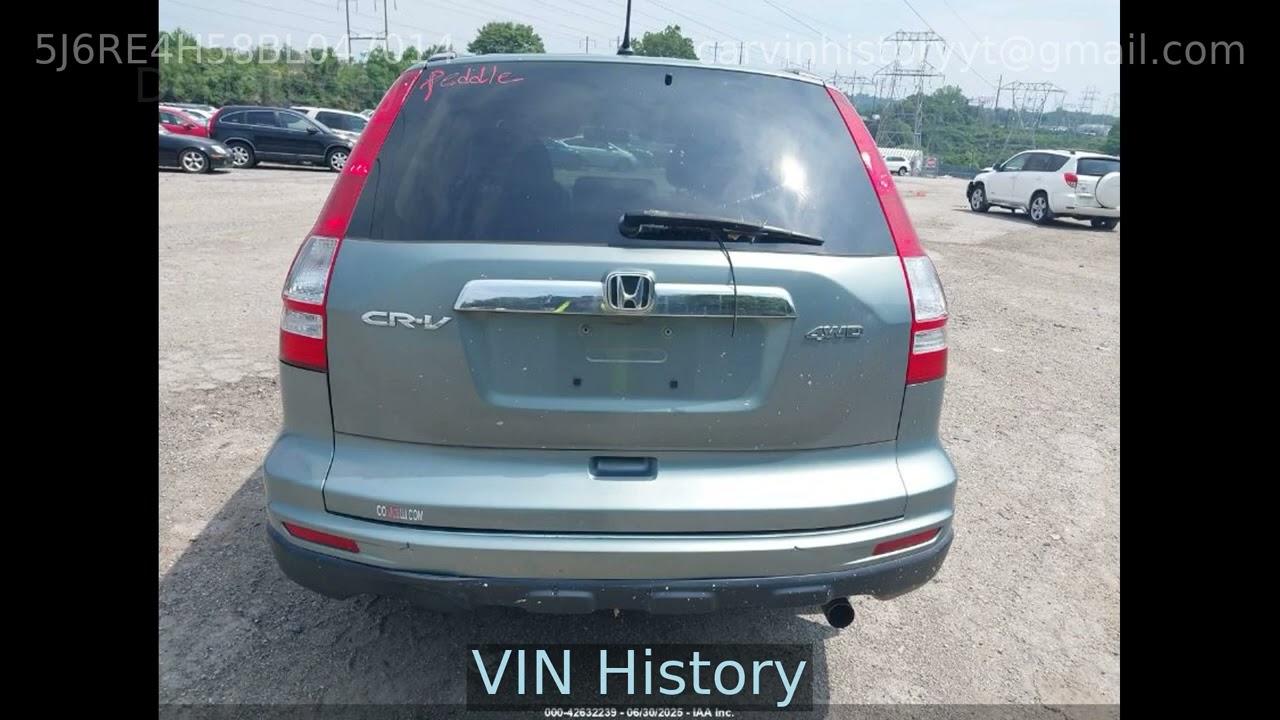 2011 Honda Cr-v Ex 2011 5J6RE4H58BL047014