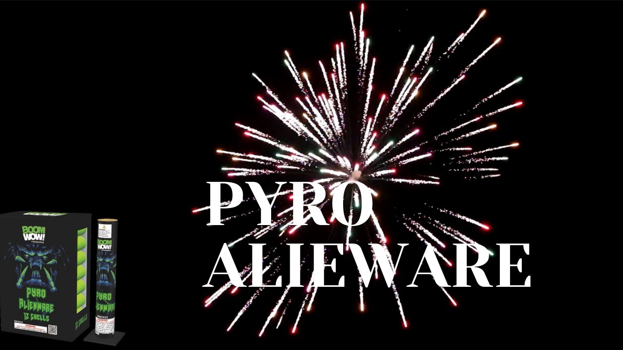 PYRO ALIEWARE BOOMWOW FIREWORS BW2022 2022 MASS PRODUCTION