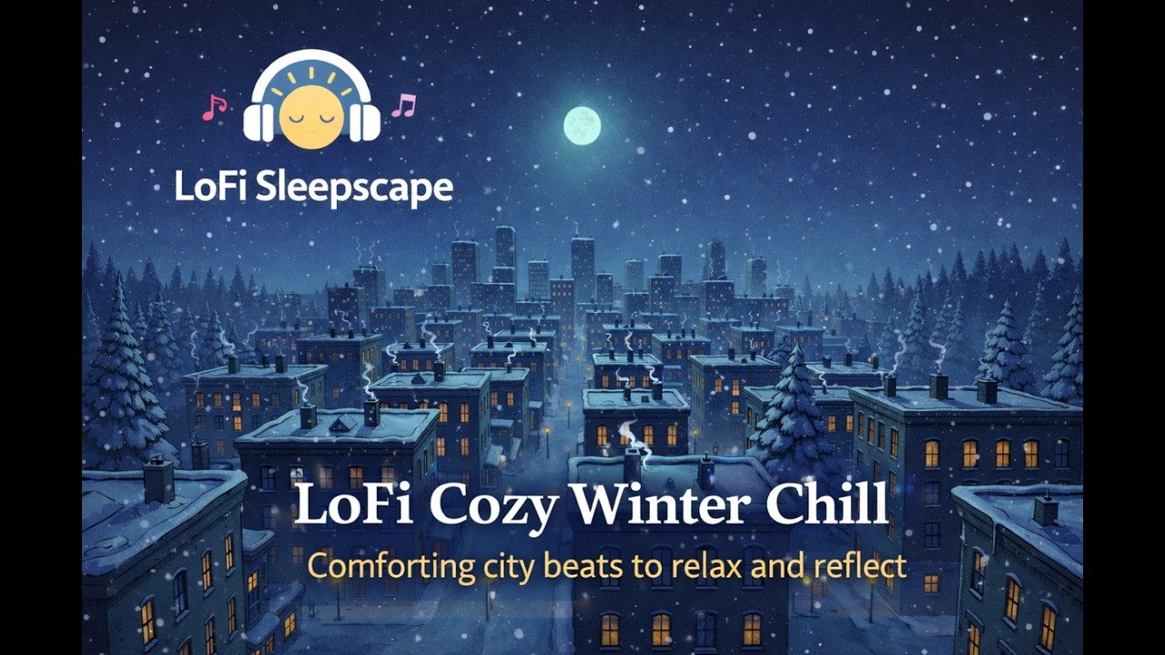 Cozy LoFi Rooftop Chill 🌃 Comforting City Beats to Relax and Reflect