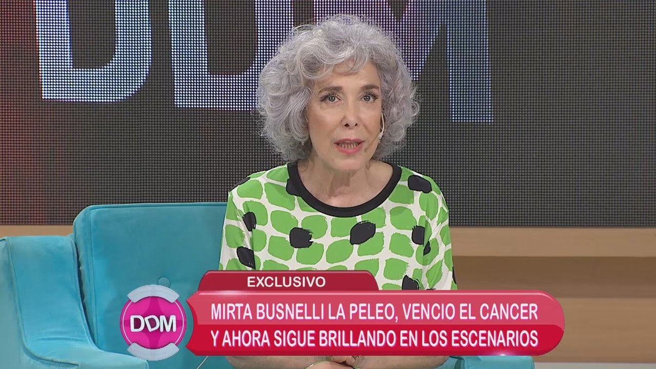 Mirta Busnelli cuenta cómo venció al cáncer