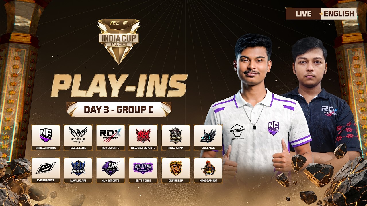 🔴 [ENGLISH] TEZ FFMIC 2026 Fall | Play-Ins Day 3 | Group C