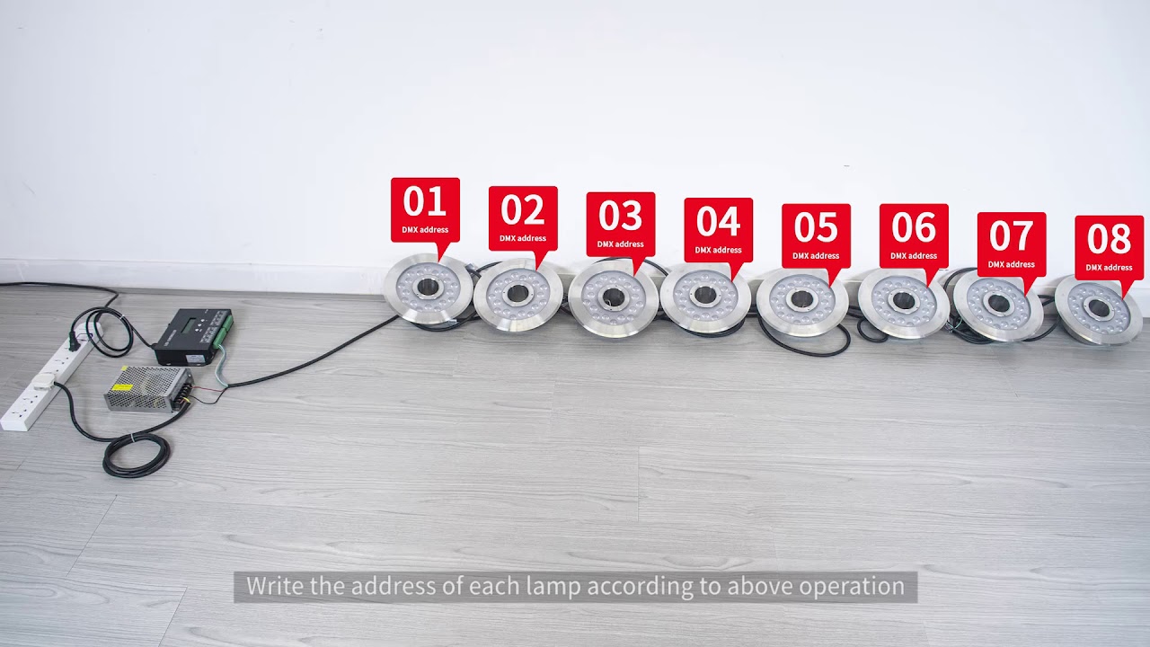LED fountain light With 316L stainless steel Material