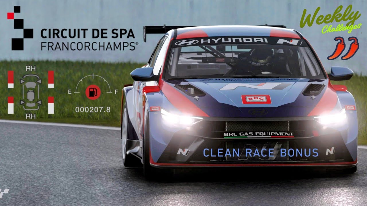 Spa | WTC 700 | Stock ELANTRA N TC '24 | No Pit - No HUD