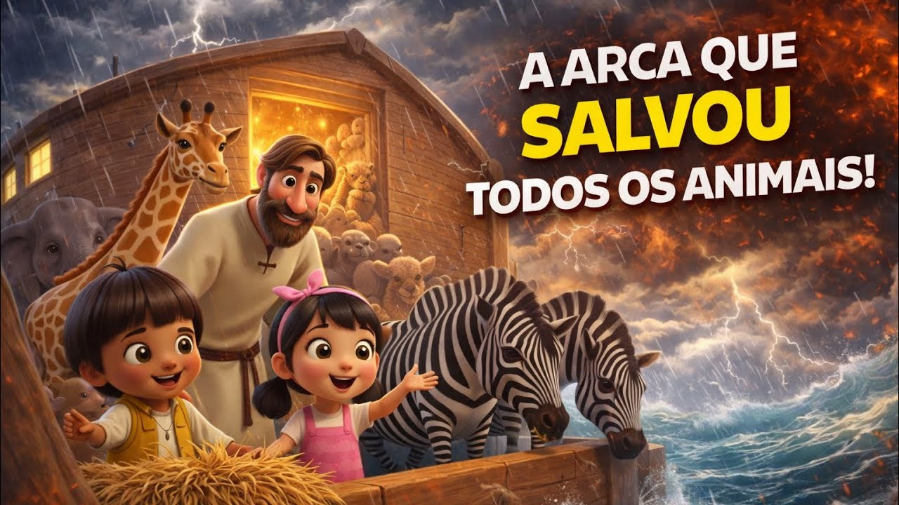 A Grande Tempestade e a Arca de Noé | Tico & Lili 