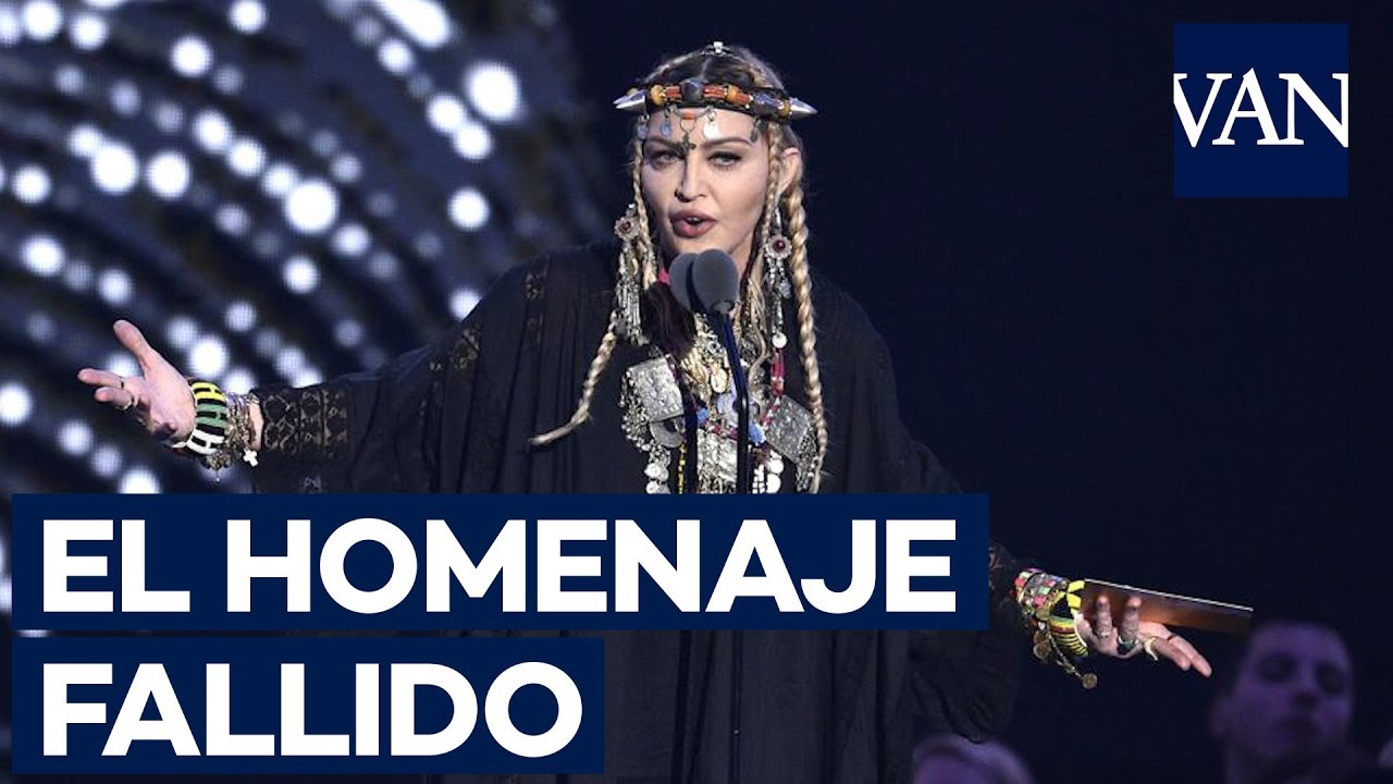 FALLIDO HOMENAJE de Madonna a Aretha Franklin en los MTV