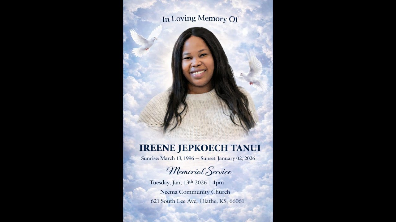 Ireene  Jepkoech Tanui Memorial Service
