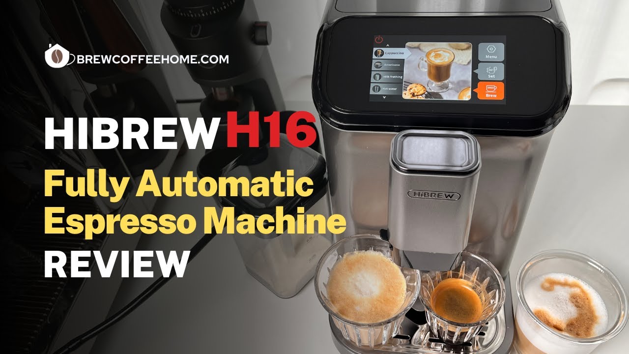 HiBrew H16 Fully Automatic Espresso Machine Review #hibrew #espressomachine