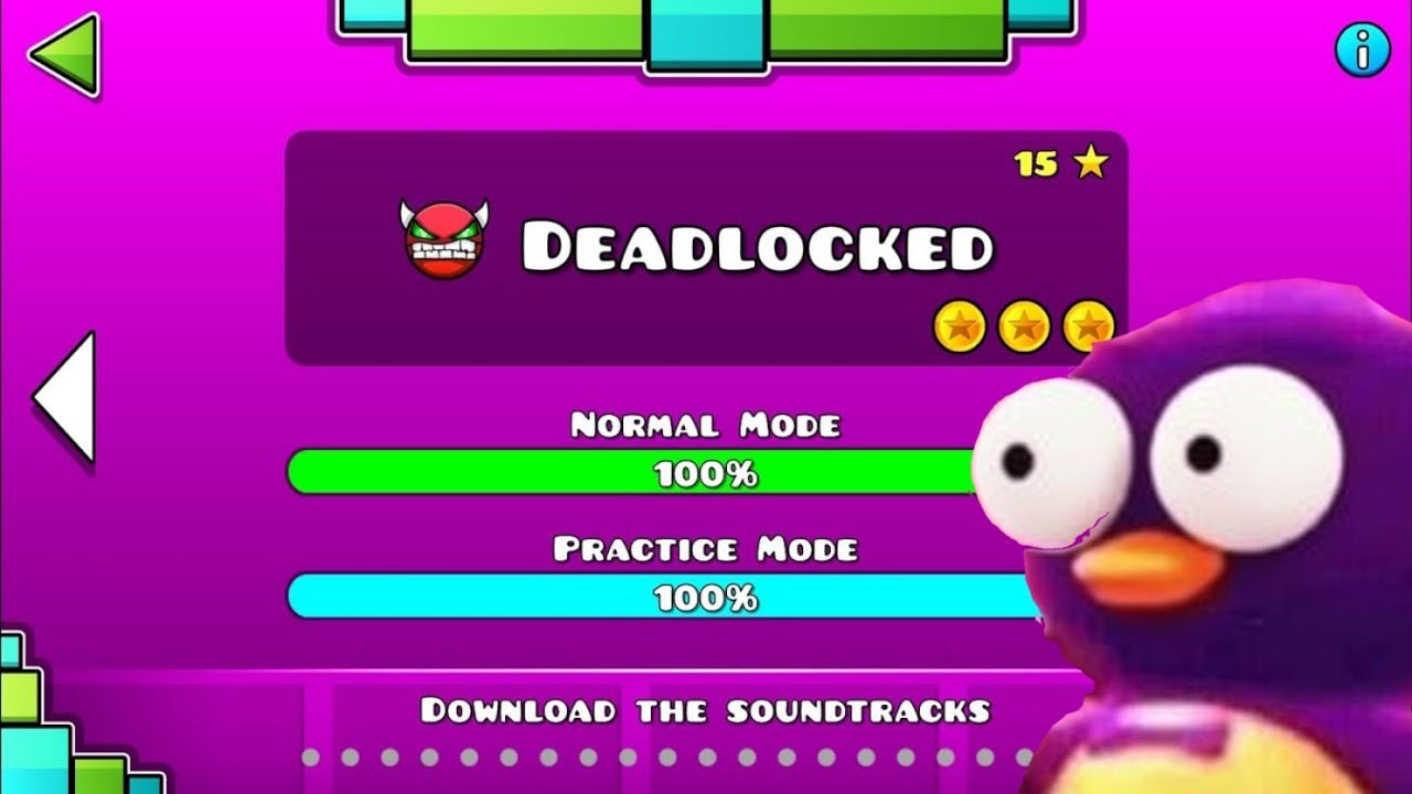 Me pase DEADLOCKED!!!- Geometry Dash