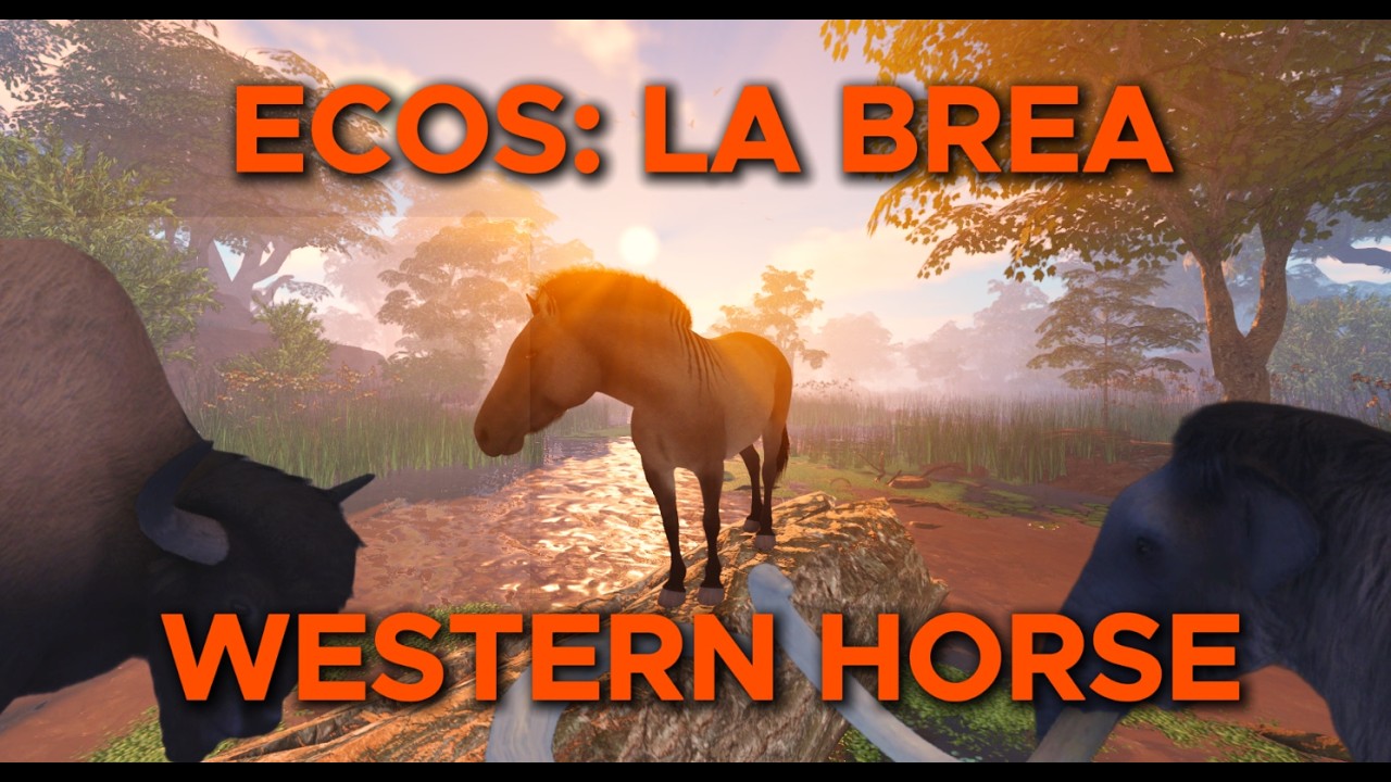 This horse is not prey | ECOS: LA BREA - WESTERN HORSE COMPILATION [No Commentary]