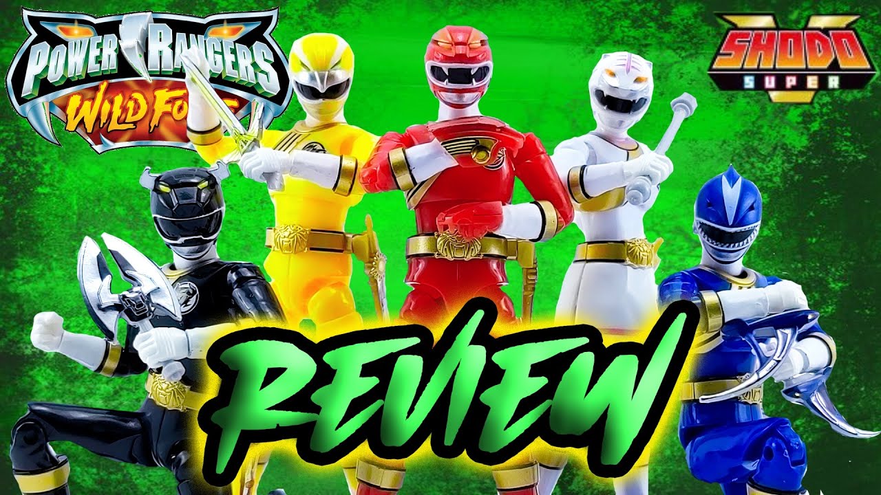 REVIEW SHODO SUPER POWER RANGERS  FUERZA SALVAJE / WILD FORCE  