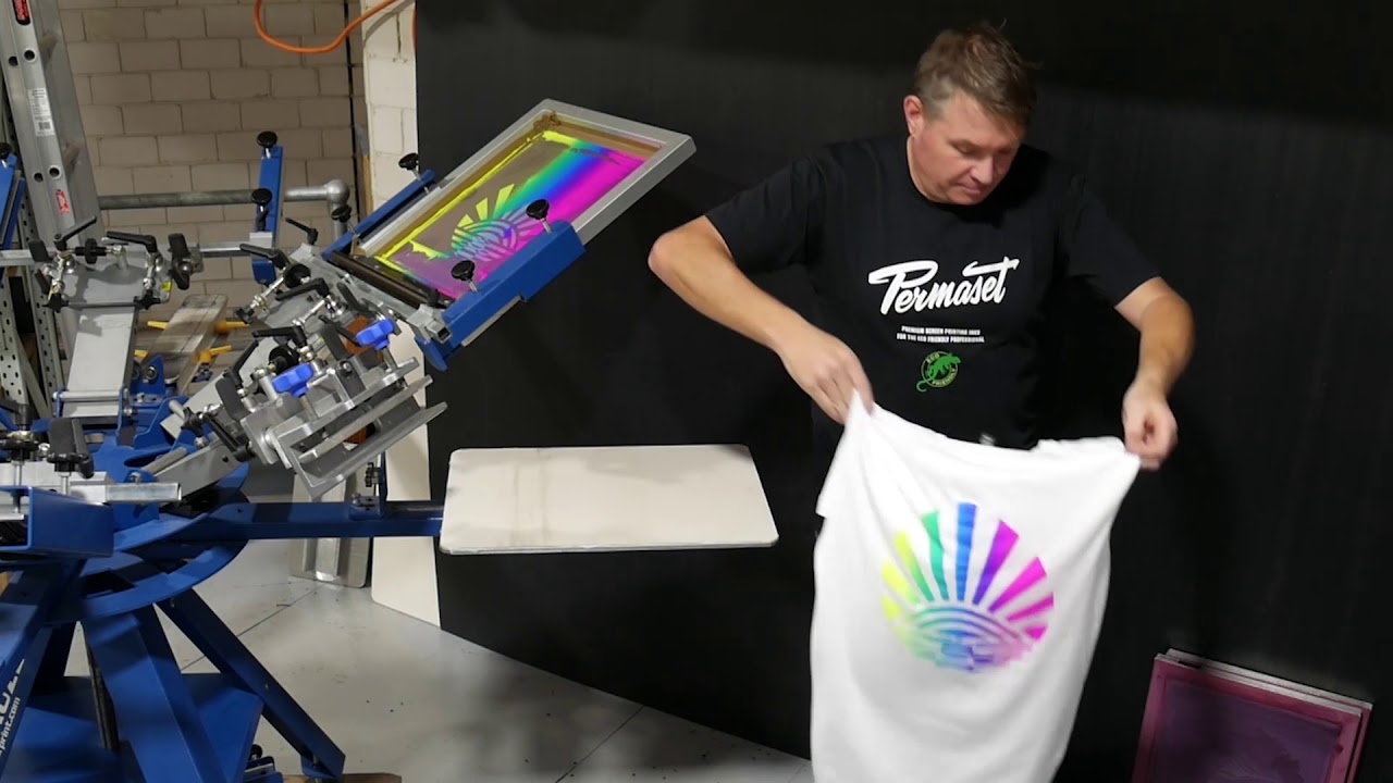 How To Screen Print a Blend with PERMASET