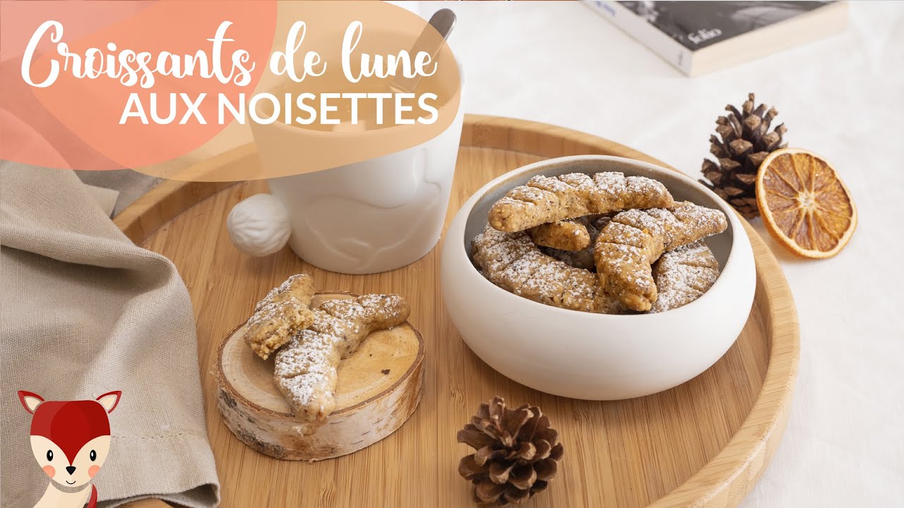 Recette - croissants de lune aux noisettes