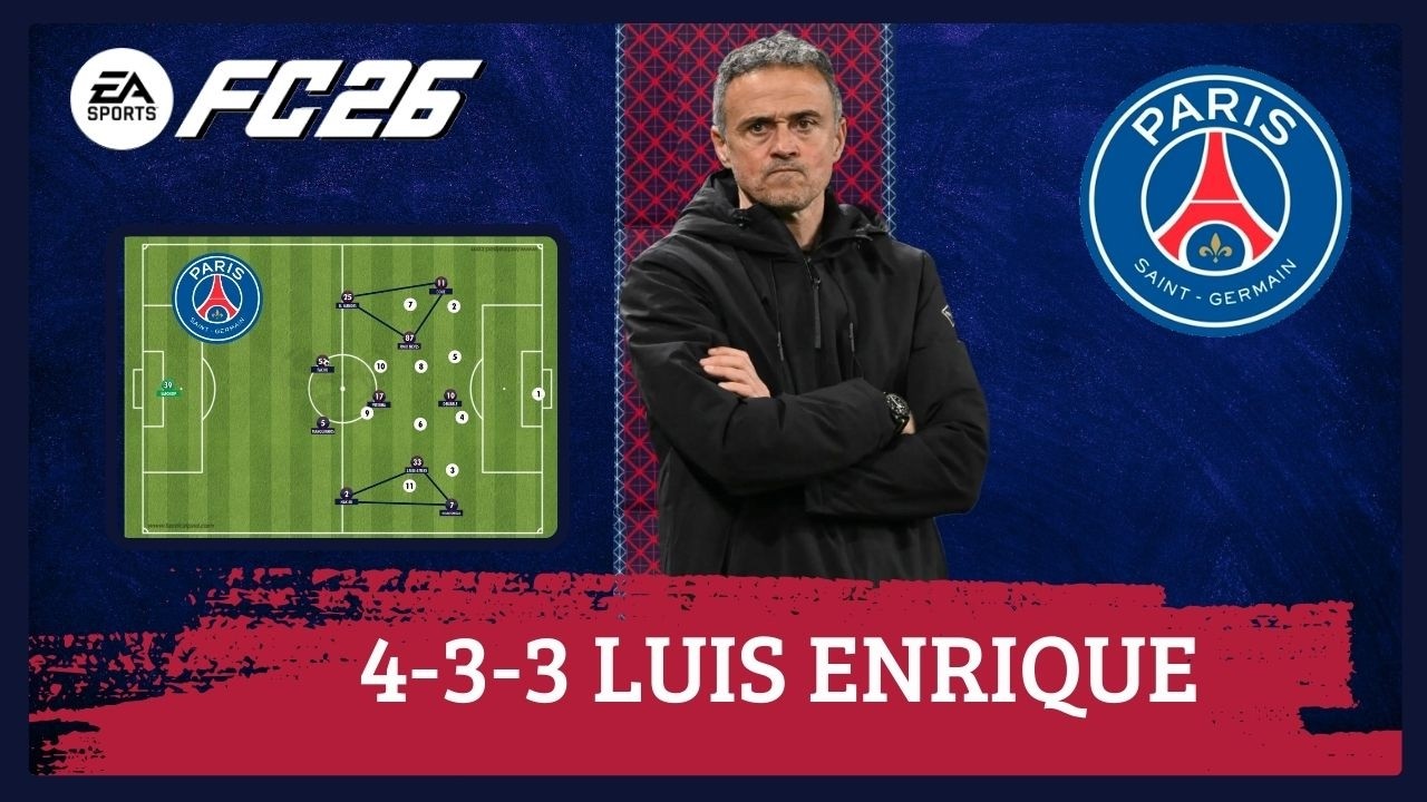 Луис Энрике 4-3-3 ПСЖ EA FC 26 |Тактика|