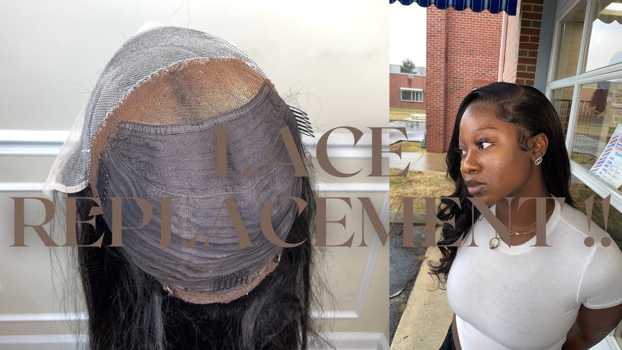 How to: Lace Frontal Replacement on a old hold wig!!