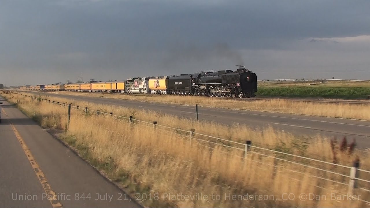 Union Pacific 844 the last Cheyenne Frontier Days Train