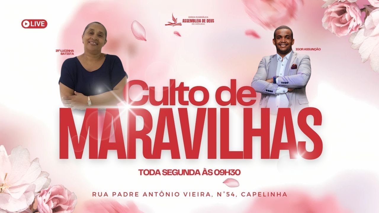 CULTO  DE MARAVILHAS - ADEC | 22/12/2025