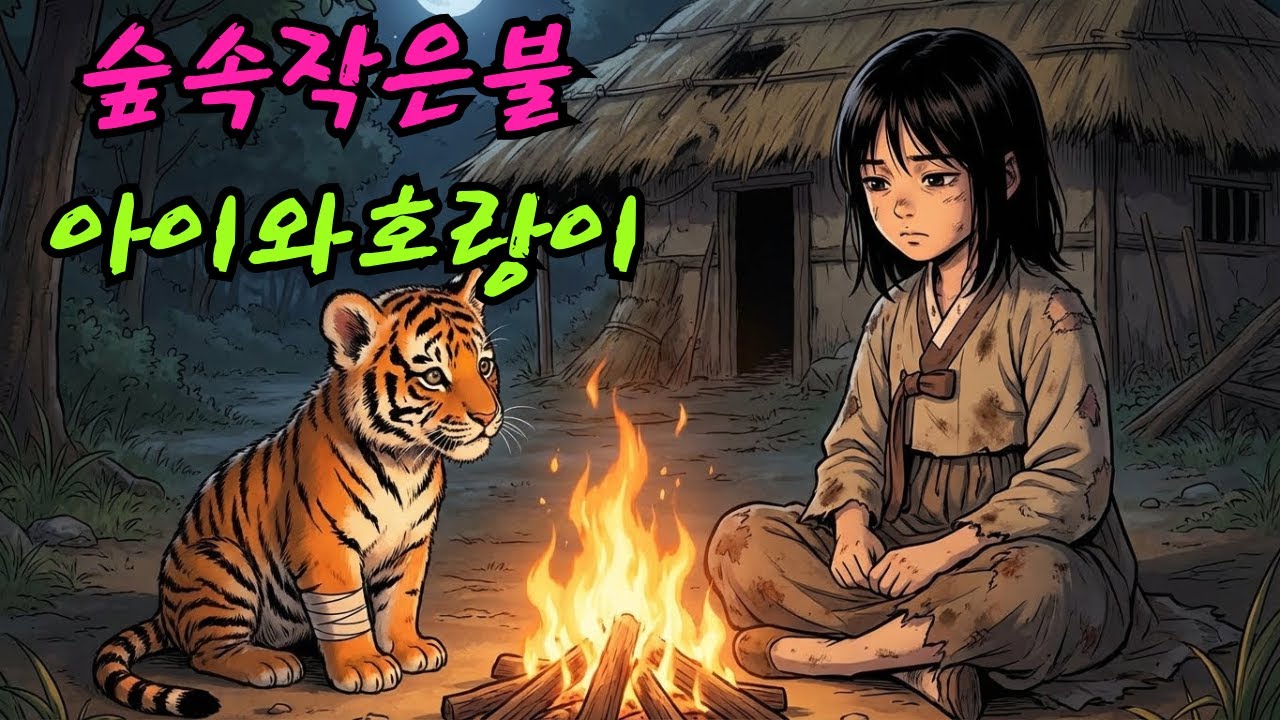 숲 속의 작은 불 아이와 새끼 호랑이|민담 |전설 |설화 |옛날이야기 |오디오북