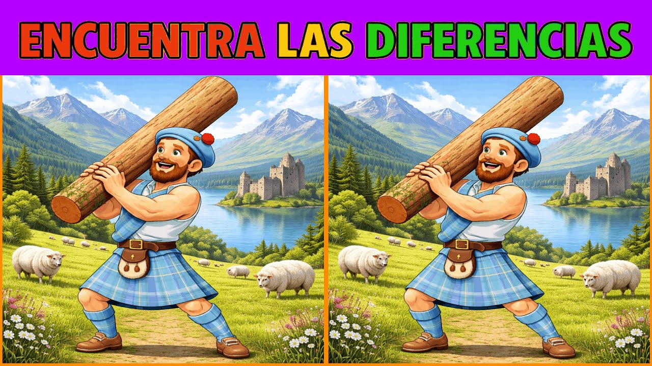 ENCUENTRA LAS DIFERENCIAS 🔍 | Edimburgo, Escocia 🏰 | E3D Víctor #16