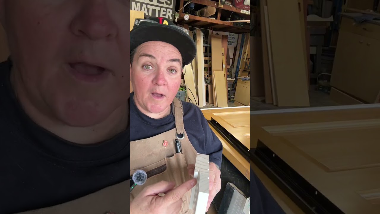 How to hang a door 🚪 then install it     #diy #house #woodworking 