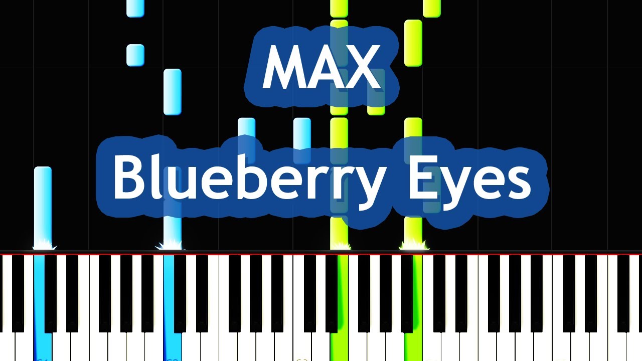 MAX - Blueberry Eyes (feat. SUGA of BTS) Piano Tutorial