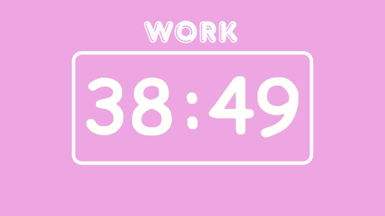 3 HOUR POMODORO 50/10 (No Music / Silent) ⏳ Estudiar sin musica