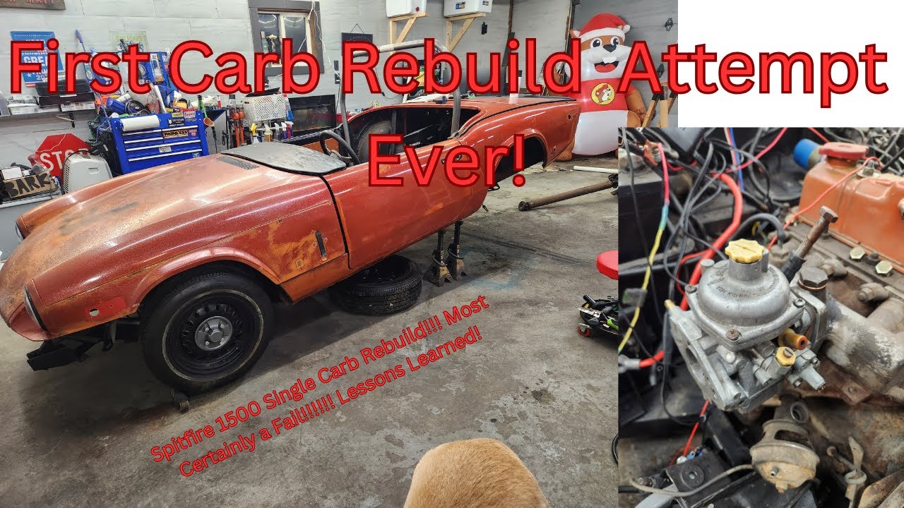 Rebuilding a Stromberg Carb from Triumph Spitfire!!!!  Probably not a win.  But experiance gained!