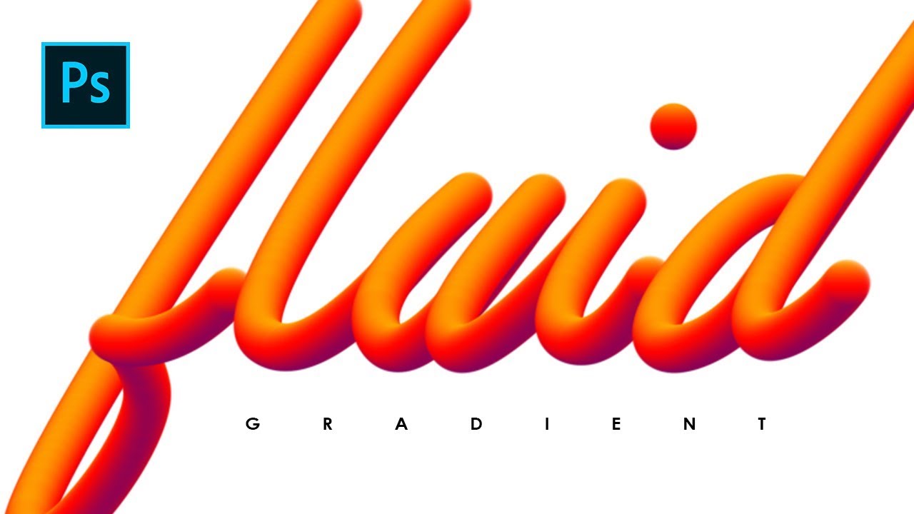 Cara Desain Fluid 3D Text Effect dg Photoshop - Photoshop Tutorial Indonesia