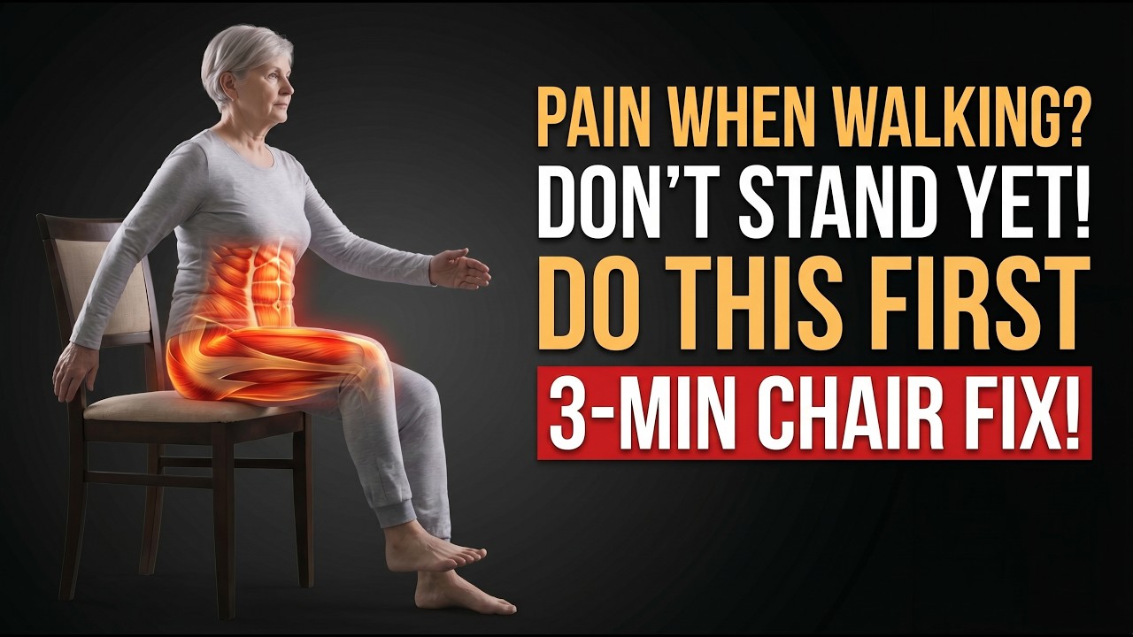 Do This 3-Minute Chair Exercise Before Walking | Senior Health