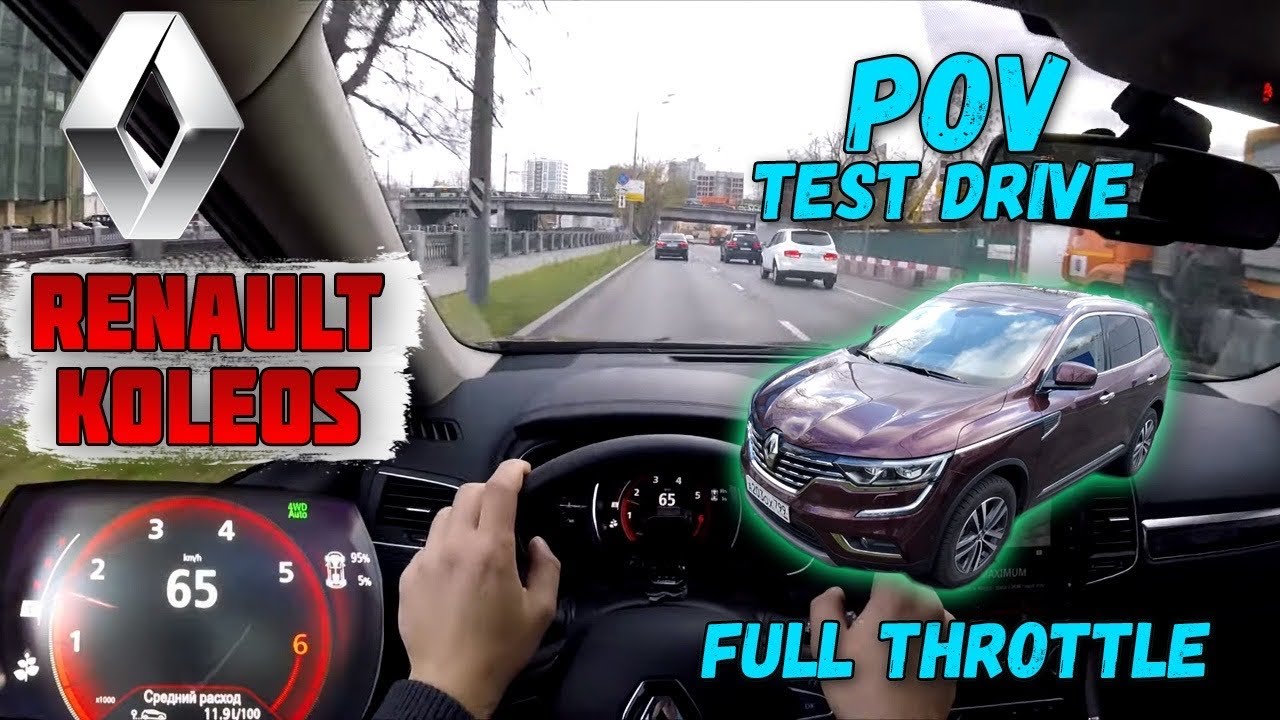 Renault Koleos - Pov test drive. Driver’s EYE
