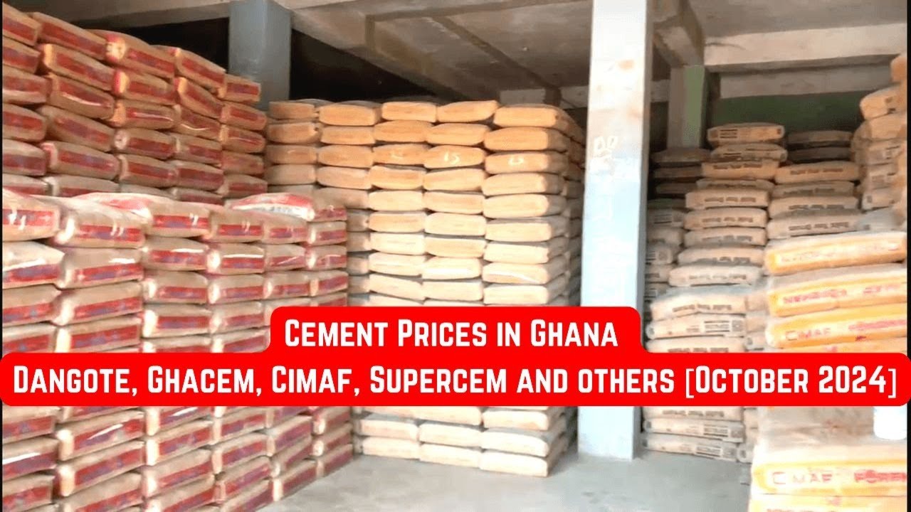 Цены на цемент в Гане | Dangote, Ghacem, Cimaf, Supercem и другие [октябрь 2024 г.]
