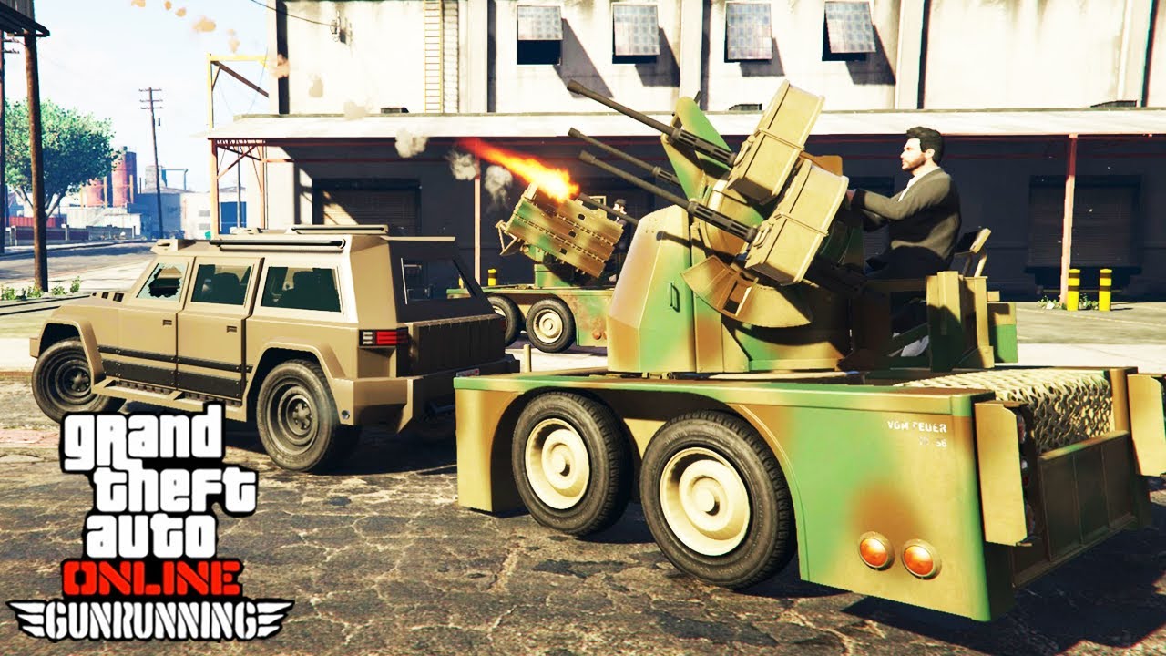 GTA V Online : GunRunning | TRIPLE XXX ASSALTO AO AEROPORTO