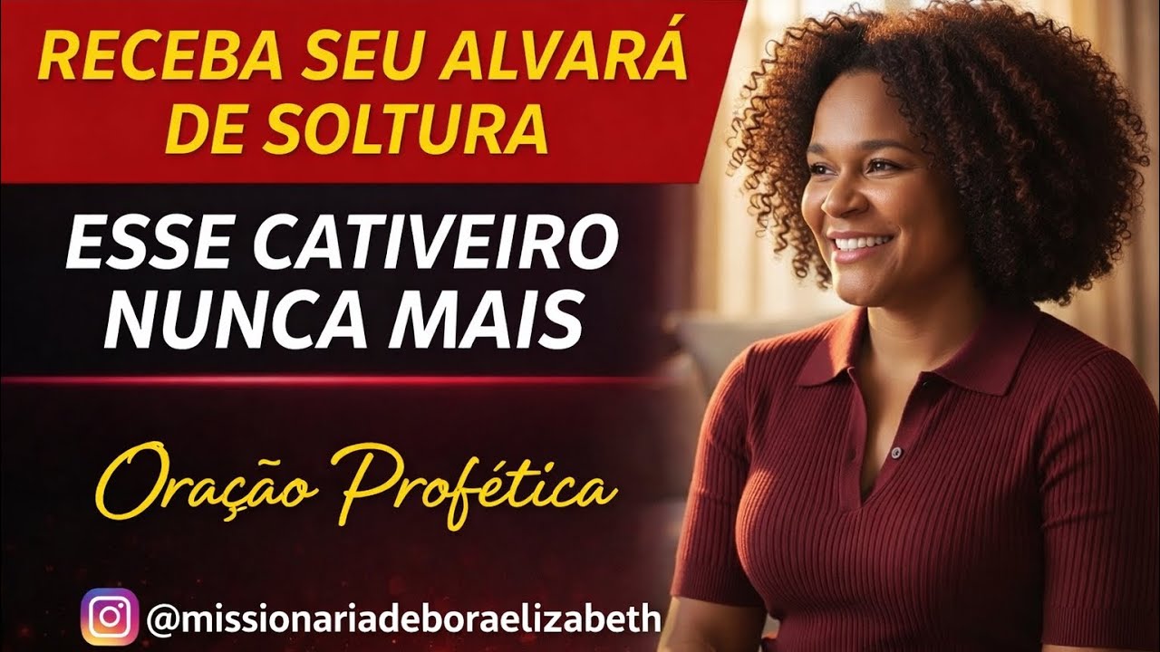 DEUS DA LIBERDADE DESSA PROVA HOJE | ORAÇÃO PROFÉTICA 