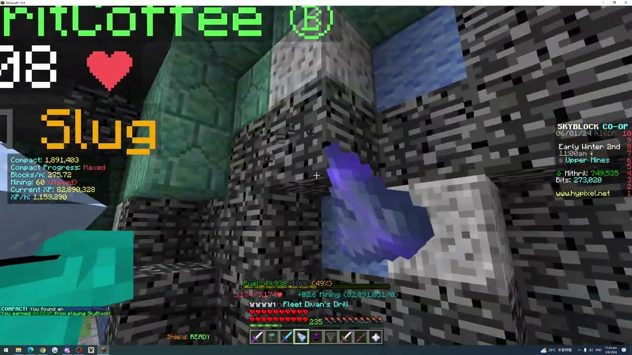 Hypixel Clip 144 -- Helping a Player with Titanium Comms